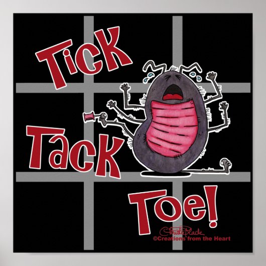 Teken Tack Toe Poster (Voorkant)