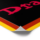 Teken tekenen, tekst bewerken poster (Hoek)