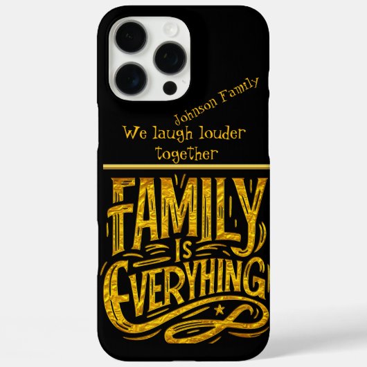 Teken ter viering van de essentie van familieband Case-Mate iPhone case (Achterkant)