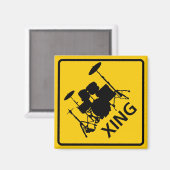 Teken trommelkruising magneet (Voorkant / Achterkant)