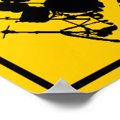 Teken trommelkruising poster (Hoek)