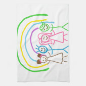 Teken uploaden Zet Kinder illustraties om Theedoek (Verticaal)