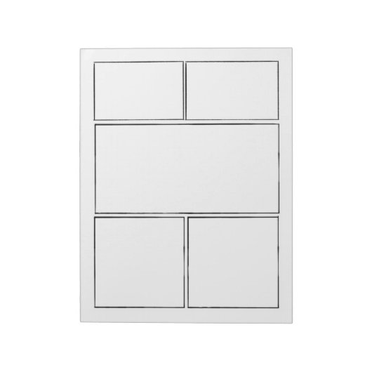 Teken uw eigen stripboeken | Blanco stripboeken Notitieblok (Linkerzijde)