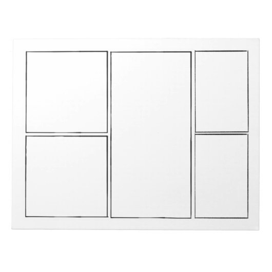 Teken uw eigen stripboeken | Blanco stripboeken Notitieblok (Voorkant)