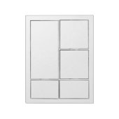 Teken uw eigen stripboeken | Blanco strippagina's Notitieblok (Linkerzijde)