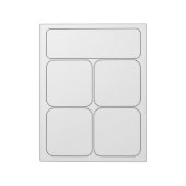 Teken uw eigen strips en verhaal - lege Sjablonen Notitieblok (Linkerzijde)