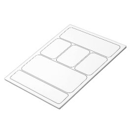 Teken uw eigen strips en verhaal - lege Sjablonen Notitieblok