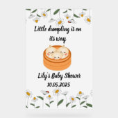 Teken van acrylaat baby shower acryl bord (Voorkant)