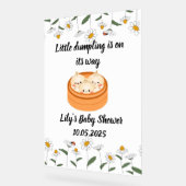 Teken van acrylaat baby shower acryl bord (Hoek)