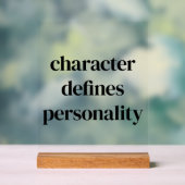 teken van acrylvezel acryl bord (Neutraal)