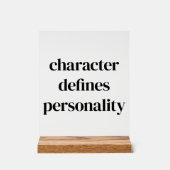 teken van acrylvezel acryl bord (Voorkant)