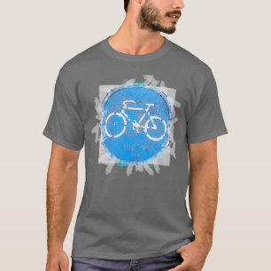 Teken van Bike Street Tekenen Grafisch T-shirt