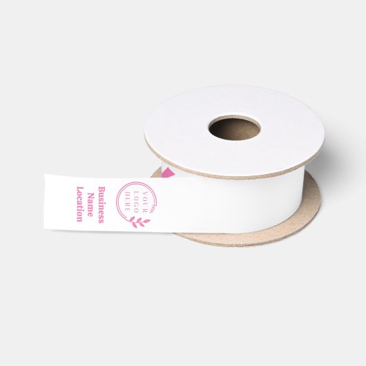 Teken van Borstkankerbewustzijn Roze Lint Zakelijk (Spoel)