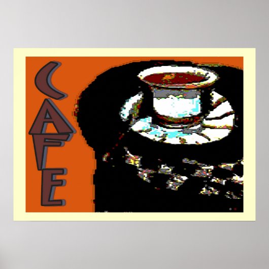 Teken van Cafe Matisse Style Poster (Voorkant)