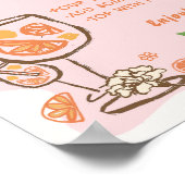 Teken van de bar van Spritz Mimosa Poster (Hoek)