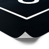 Teken van de dierenriem van Stier Poster (Hoek)