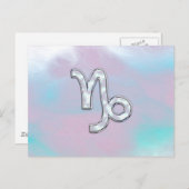 Teken van de dierentuin van Capricorn op Moeder va Briefkaart (Voorkant / Achterkant)