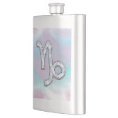 Teken van de dierentuin van Capricorn op Moeder va Heupfles (Links)