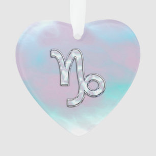 Teken van de dierentuin van Capricorn op Moeder va Ornament