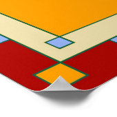 Teken van de Groef van het man (geef naam uit) Poster (Hoek)