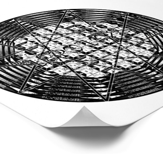 teken van de grote koning van de aarde - ICZHIHAL Poster (Hoek)