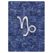 Teken van de jachthaven op de blauwe digitale jach klembord (Achterkant)