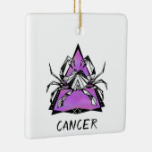 Teken van de kankerster krab keramisch ornament (Rechts)