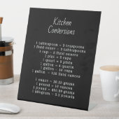 Teken van de keukenchef reclamebord met voetstuk (Insitu)