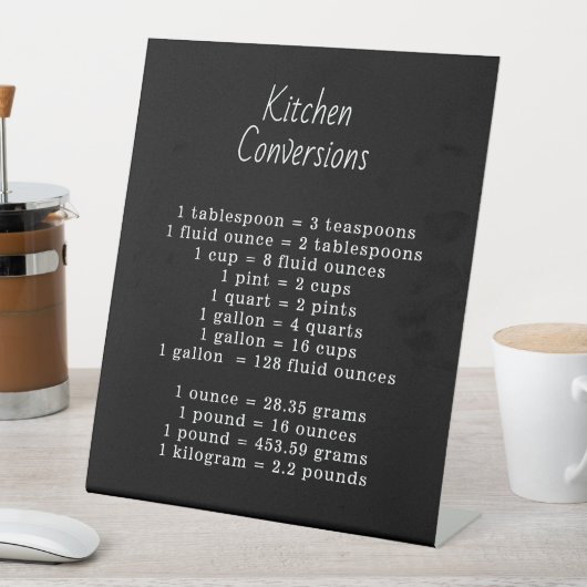 Teken van de keukenchef reclamebord met voetstuk (Insitu)