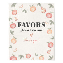 teken van de lievelingsperzik