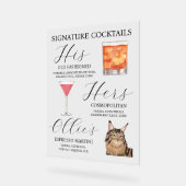 Teken van de menubalk van Acryl Acryl Bord (Hoek)