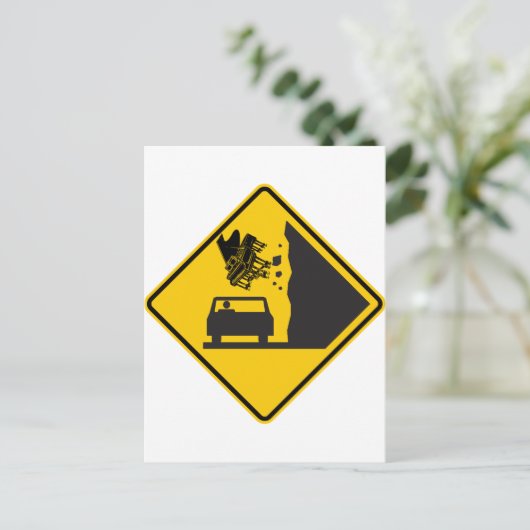 Teken van de snelweg rond de Piano Zone Briefkaart (Staand voorkant)