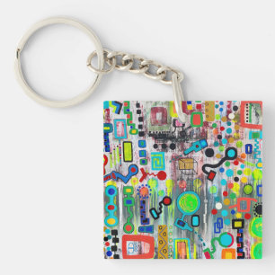 Teken van de Times Acryl Sleutelhanger