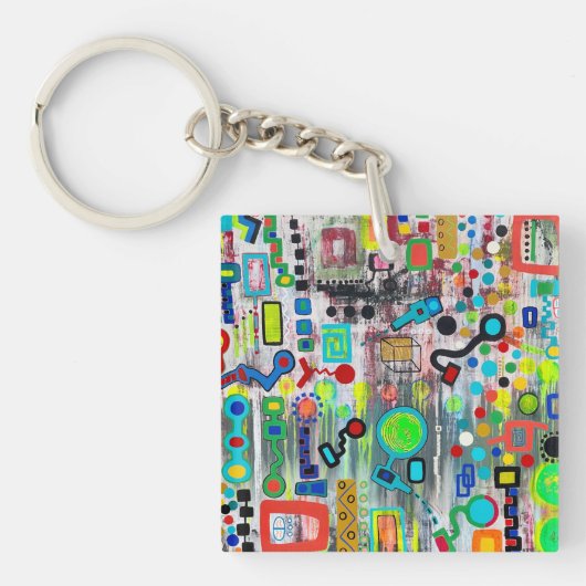 Teken van de Times Acryl Sleutelhanger (voorkant)