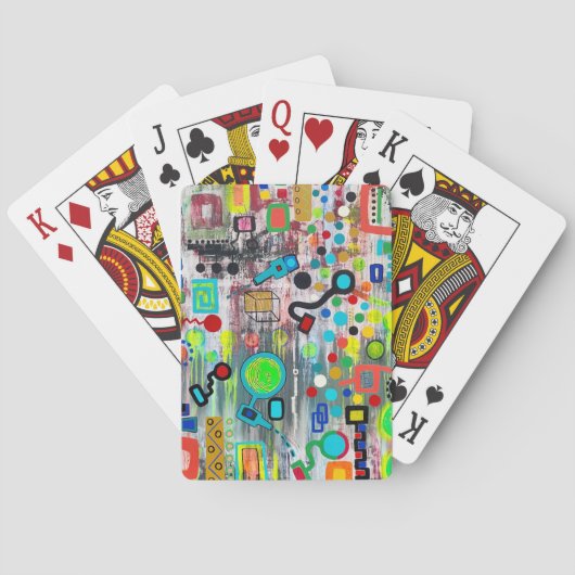 Teken van de Times Playing Cards Pokerkaarten (Achterkant)