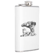 Teken van de top van Washington Heupfles (Rechts)