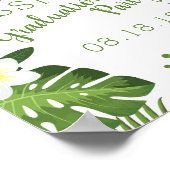 Teken van de Tropische Hawaiian Luau GraduPartij Poster (Hoek)