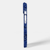 Teken van de Tweeling op marineblauwe camouflage Case-Mate iPhone Case (Achterkant / Links)