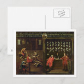 Teken van de Venetiaanse Comb Makers'-geleider (pa Briefkaart (Voorkant / Achterkant)