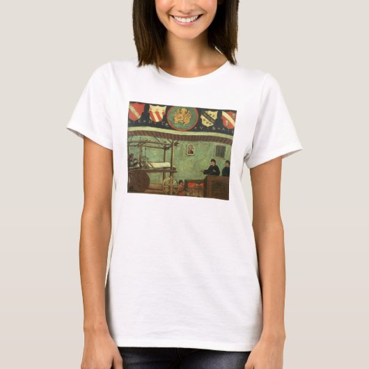 Teken van de Venetiaanse Weavers-Guild (paneel) T-shirt (Voorkant)