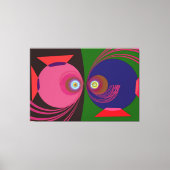 Teken van de Vissen Canvas Afdruk (Voorkant)