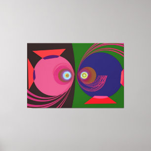 Teken van de Vissen Canvas Afdruk