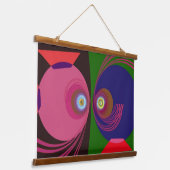 Teken van de Vissen Hangend Wandkleed (Gebogen)