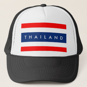 Teken van de vlag van Thailand Trucker Pet