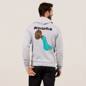 teken van de waterman-dierenriem | waterdrager-ast hoodie (Achterkant volledig)