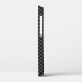 Teken van de Weegdierentuin op zwarte koolstofveze Case-Mate iPhone Case (Achterkant / Links)