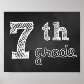 Teken van de zevende rang - Chalkboard Poster (Voorkant)