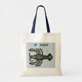  teken van de Zodiac, kanker de krab Tote Bag (Voorkant)