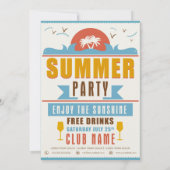 Teken van de Zomer - 5x7 Uitnodiging (Achterkant)