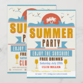 Teken van de Zomer - 5x7 Uitnodiging (Voorkant / Achterkant)